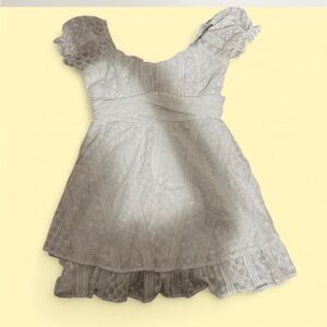 white lace babydoll dress
